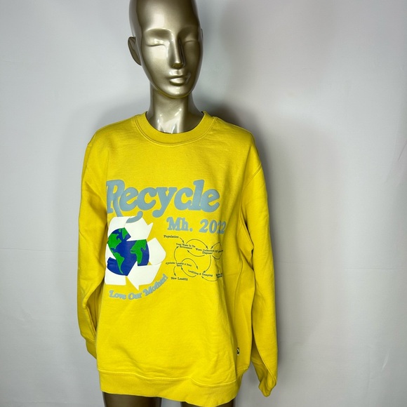 MadHappy Limited Edition 2022 Earth Day Organic Sweatshirt NWT